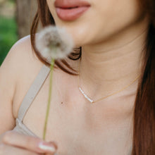 Load image into Gallery viewer, Personalized Initials Pearl Morse Code Necklace