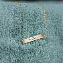 Load image into Gallery viewer, Personalized Bar Necklace