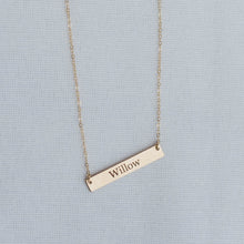 Load image into Gallery viewer, Personalized Bar Necklace