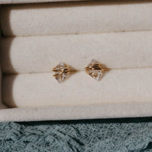 Load image into Gallery viewer, Herkimer Twist Studs