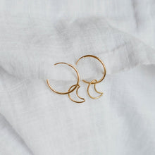 Load image into Gallery viewer, Selene Hoops