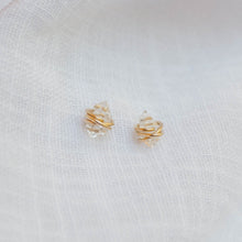 Load image into Gallery viewer, Herkimer Twist Studs