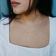 Load image into Gallery viewer, Initial Charm Necklace | Solid Gold