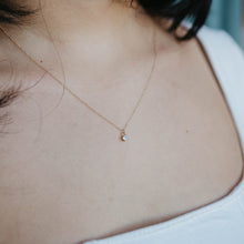 Load image into Gallery viewer, Birthstone Charm Necklace | Solid Gold