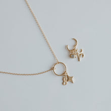 Load image into Gallery viewer, Charm Holder Necklace | Solid Gold
