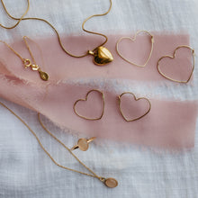 Load image into Gallery viewer, Heart Hoops