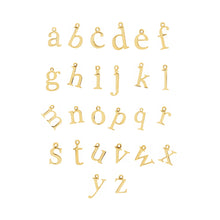 Load image into Gallery viewer, Initial Charm Necklace | Solid Gold