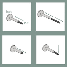 Load image into Gallery viewer, Initial Flat Back Stud | Solid Gold