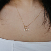 Load image into Gallery viewer, Charm Holder Necklace | Solid Gold