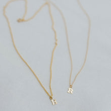 Load image into Gallery viewer, Dainty Initial Necklace