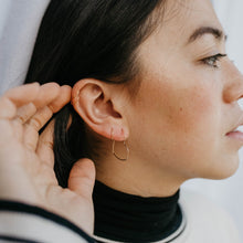 Load image into Gallery viewer, Heart Hoops