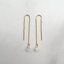 Load image into Gallery viewer, Moonstone Drop Threaders