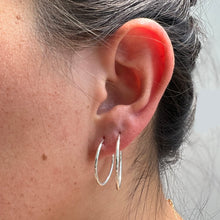 Load image into Gallery viewer, Everyday Hoops in Sterling Silver