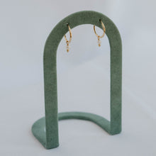 Load image into Gallery viewer, Dottie Pearl Hoops

