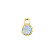 Load image into Gallery viewer, Birthstone Charm Necklace | Solid Gold
