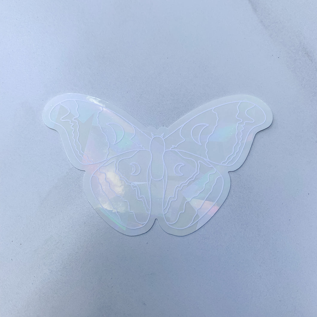 Moth Lightseeker Suncatcher Sticker